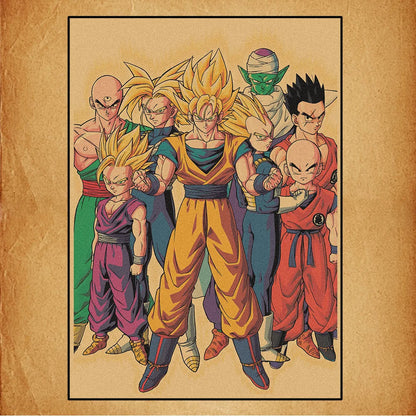 Dragon Ball Canvas Wall Art Poster