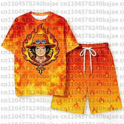One Piece Luffy Anime Pajama Set