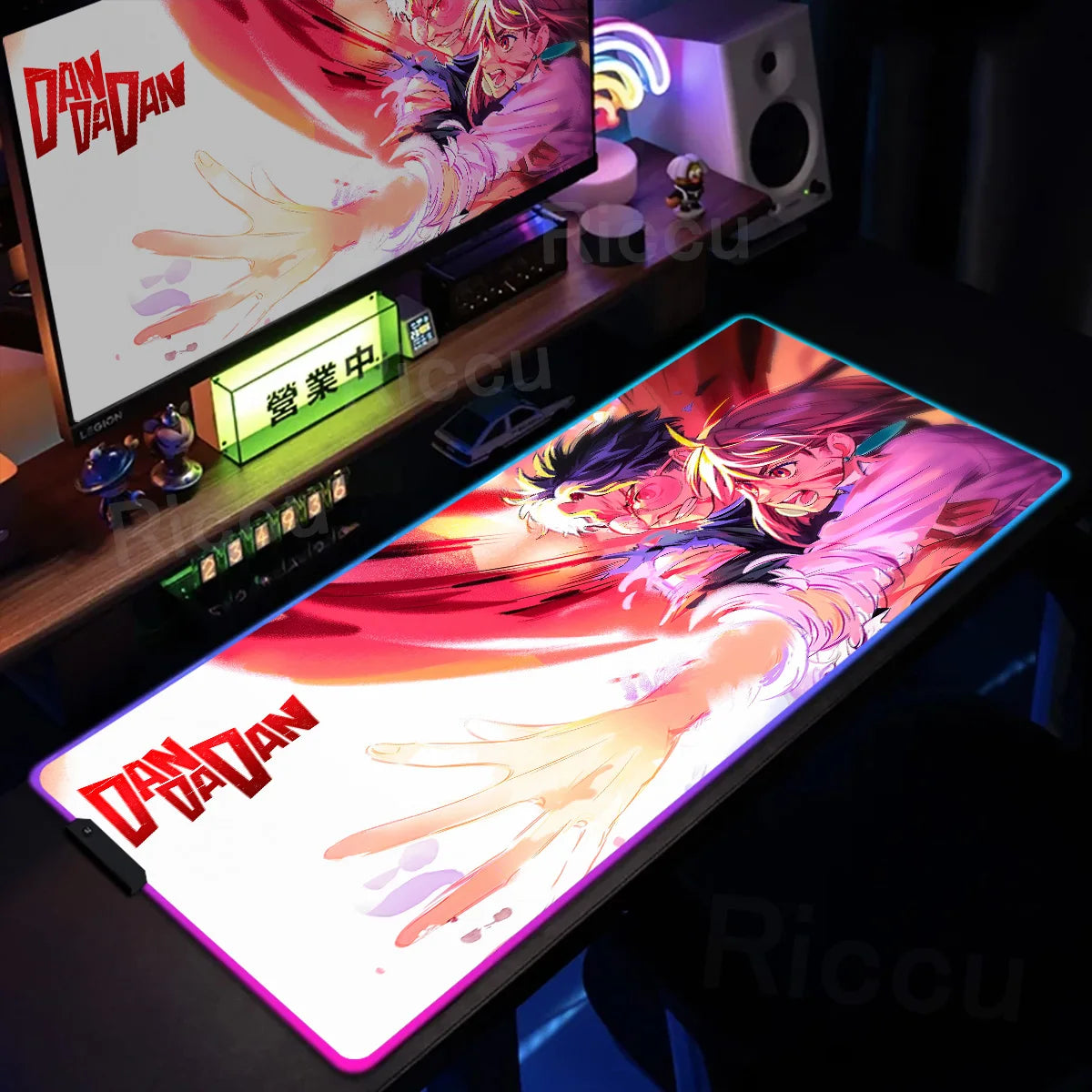 Gaming RGB: Anime Dandadan Keyboard Carpet