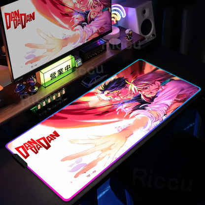 Gaming RGB: Anime Dandadan Keyboard Carpet