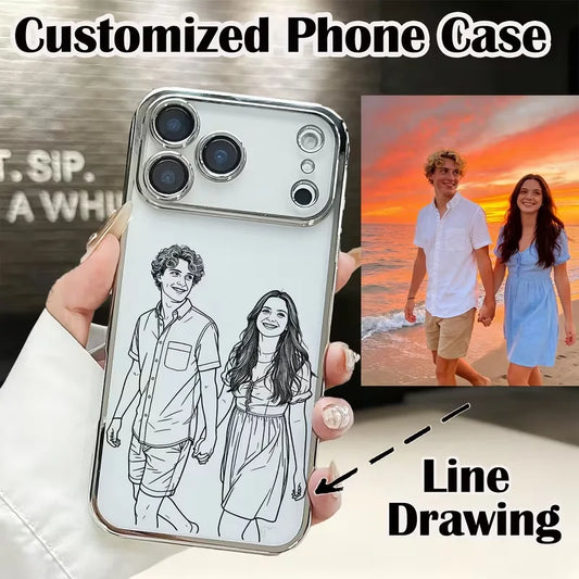 The Bespoke Portrait: Custom Line Art Case