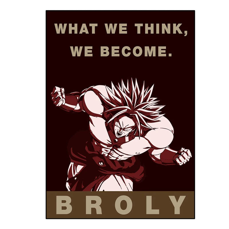 Dragon Ball Z Anime Posters – Goku, Vegeta, Broly & More
