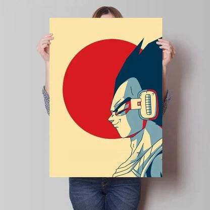 Dragon Ball Anime Poster – Super Saiyan Wall Art