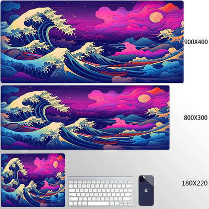 Great Wave Art XXL Gaming Mouse Pad