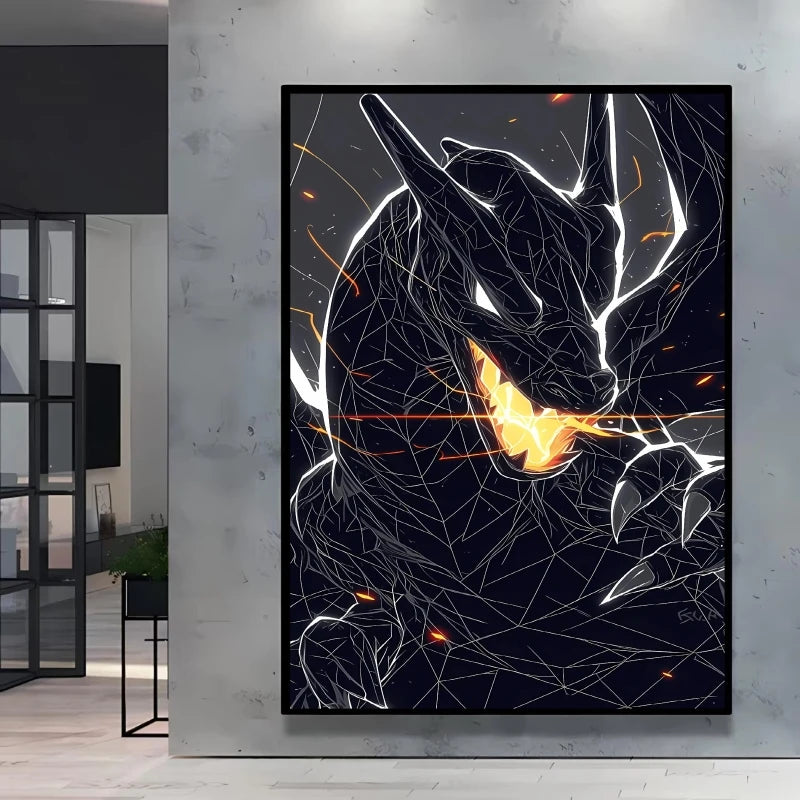 Pokémon Anime Canvas Wall Art Poster