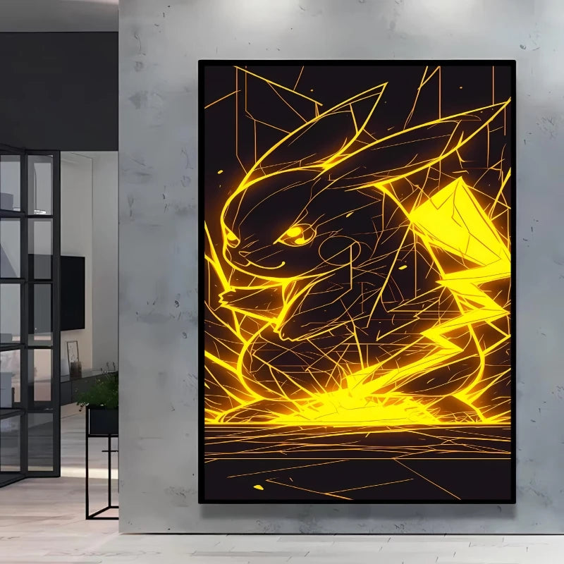 Pokémon Anime Canvas Wall Art Poster