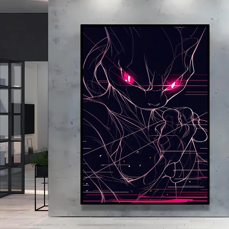 Pokémon Anime Canvas Wall Art Poster