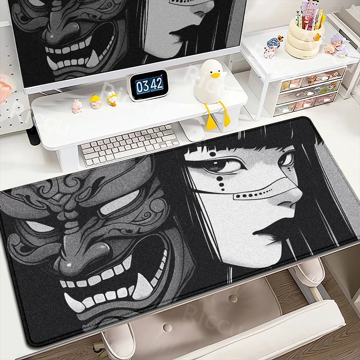 The Oni Ronin Collection: Premium Extra-Large Samurai Anime Gaming Desk Mat