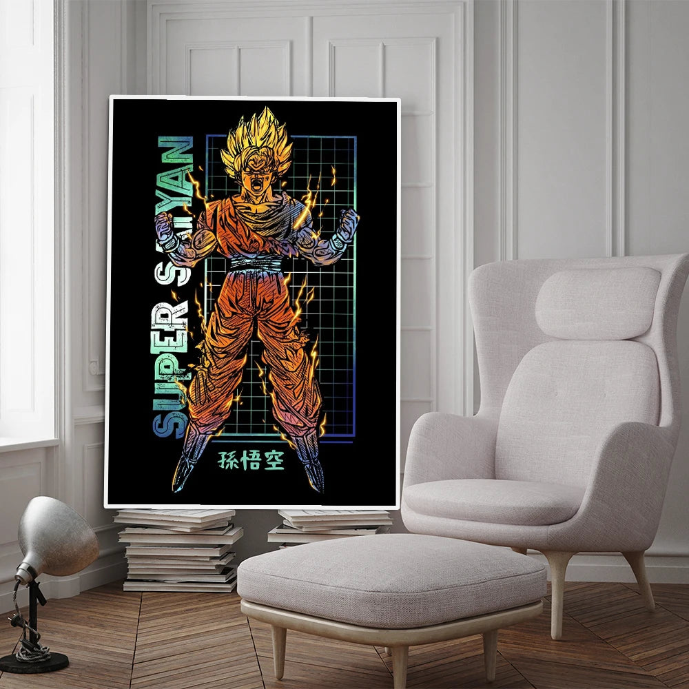 Dragon Ball Z Anime Poster – Canvas Wall Art