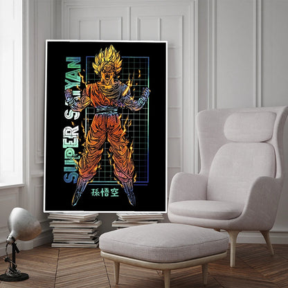 Dragon Ball Z Anime Poster – Canvas Wall Art