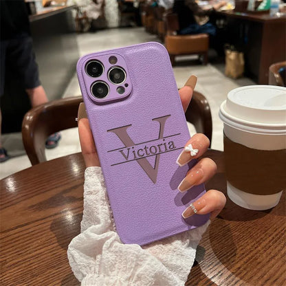 The Monogram Series: Custom Big Letter Laser-Engraved Case