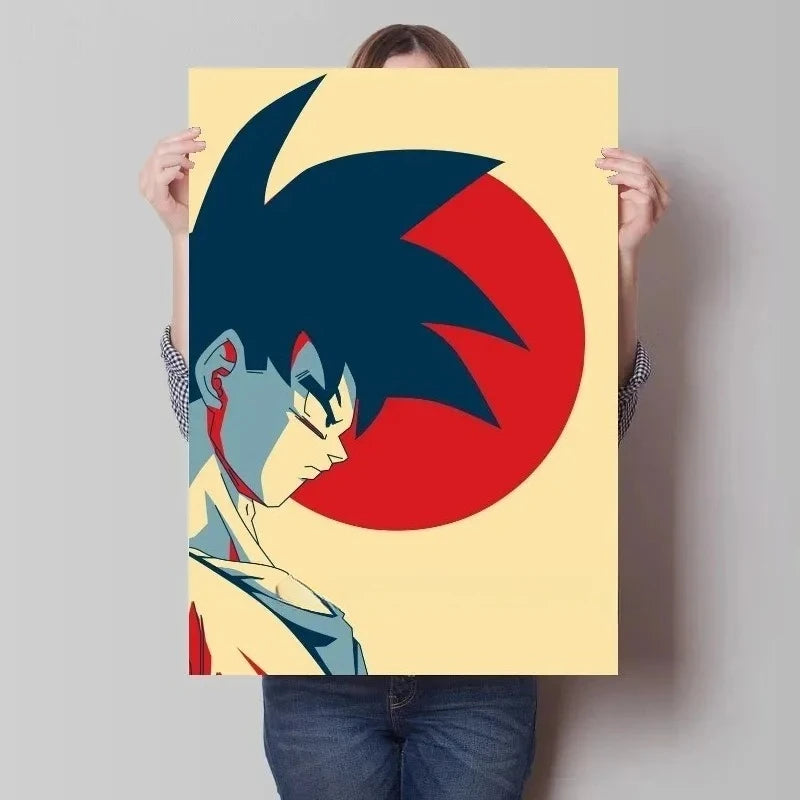 Dragon Ball Anime Poster – Super Saiyan Wall Art