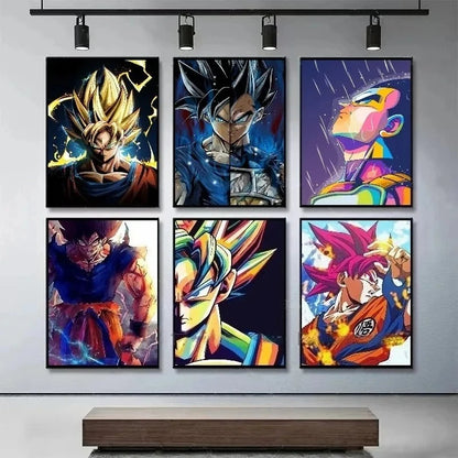 Dragon Ball Anime Poster – Super Saiyan Wall Art