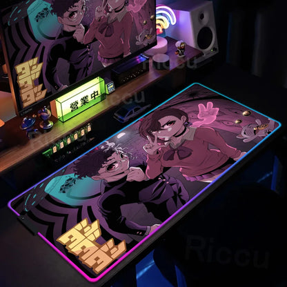 Gaming RGB: Anime Dandadan Keyboard Carpet
