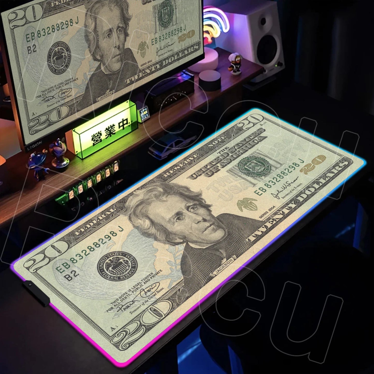 Dollar: RGB LED Mausepad