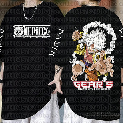One Piece Anime T-Shirt – Luffy Graphic Tee