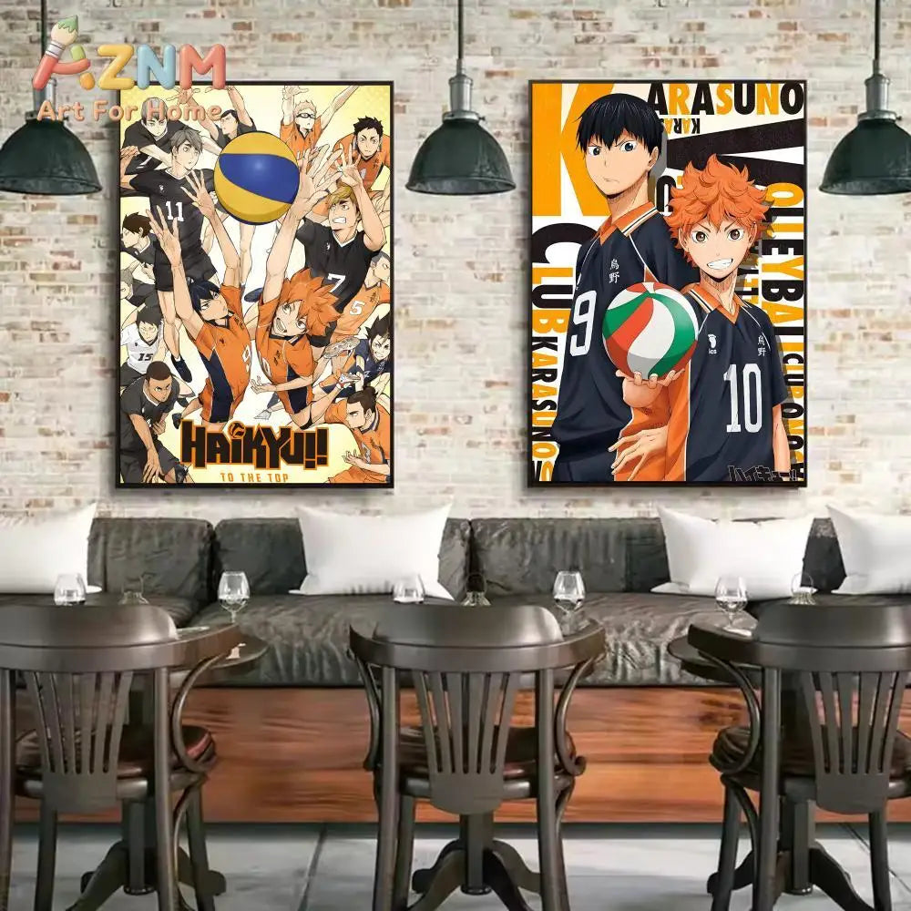 The Collector's Series: High-Definition Haikyuu Canvas Art