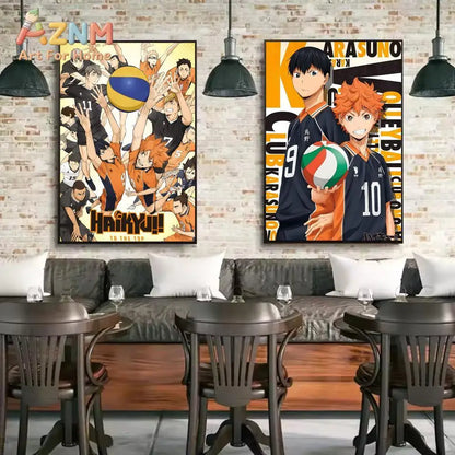 The Collector's Series: High-Definition Haikyuu Canvas Art