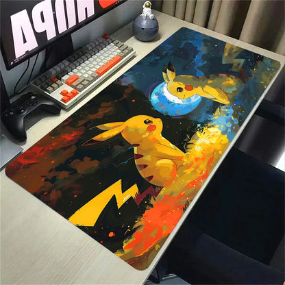 Pikachu Gaming Mouse Pad – Large Non-Slip Rubber Desk Mat