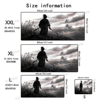 Japanese Samurai XXL Gaming Mouse Pad