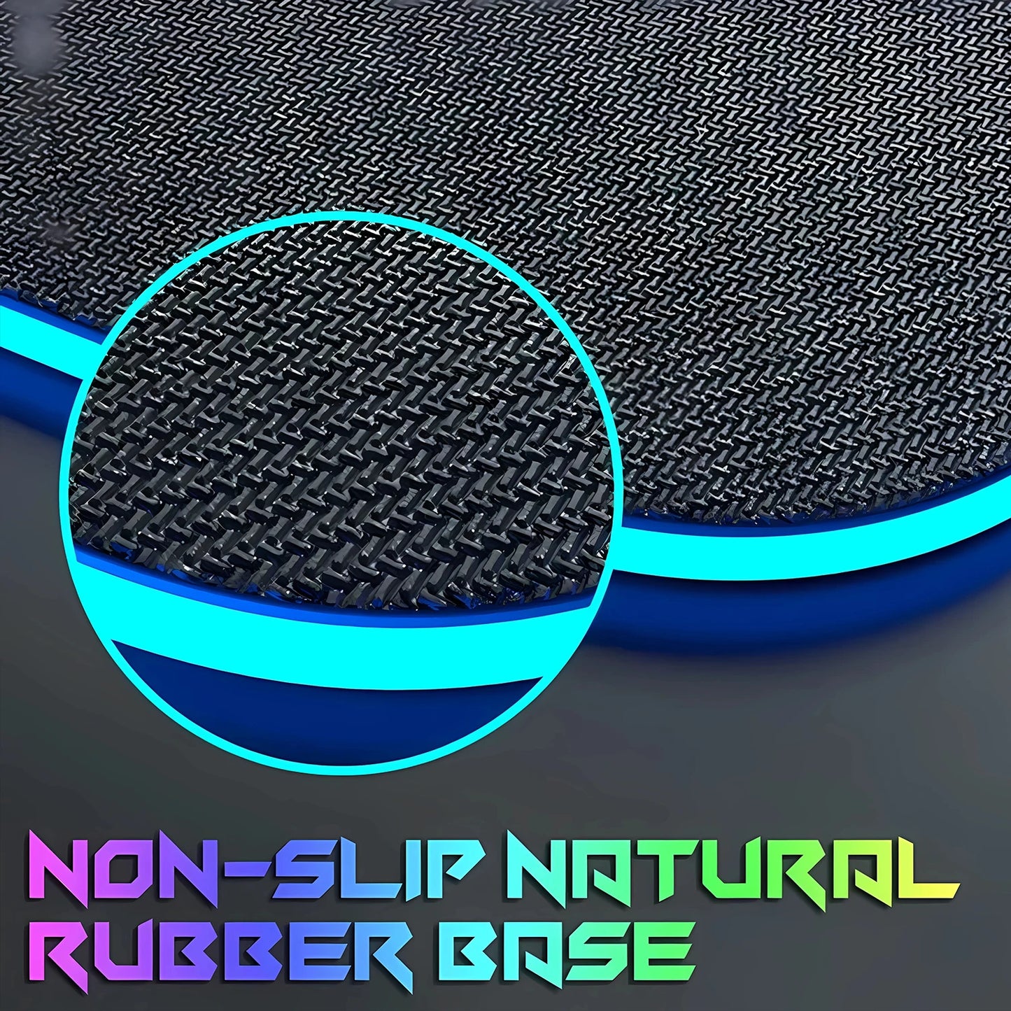 Cat Edition: RGB Extended Gaming Desk Mat with Custom LED Lighting