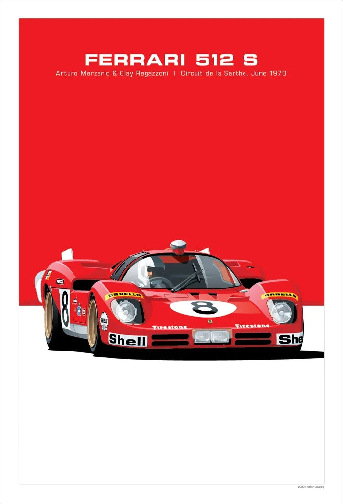 The Heritage Garage Series: Retro Racing GTR Canvas Art