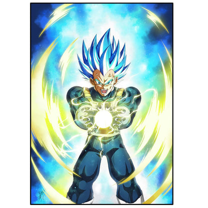 Dragon Ball Anime Poster – Goku, Vegeta & More | Canvas Wall Art