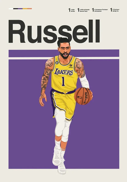 The Champion's Legacy: Premium Basketball Canvas Art
