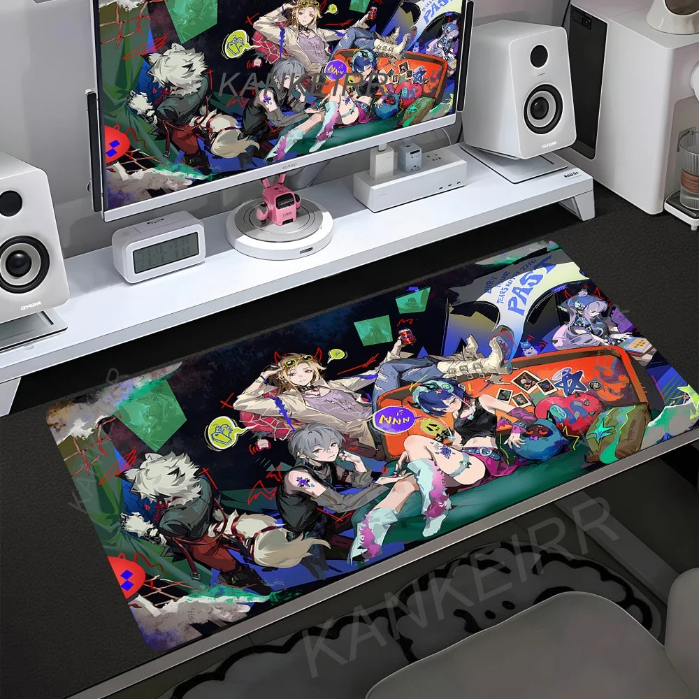Anime Gaming Mouse Pad XXL - Large Desk Mat with Waterproof Surface