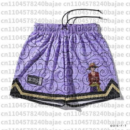 One Piece Luffy Gear 5 Beach Shorts