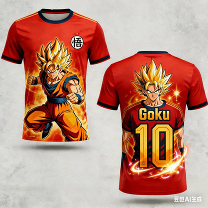 Dragon Ball Retro 3D Fitness T-Shirt – Unisex & Kids