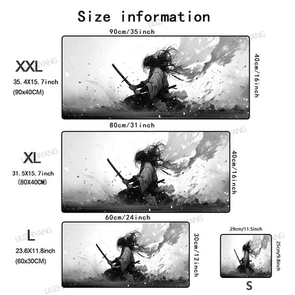 Japanese Samurai XXL Gaming Mouse Pad