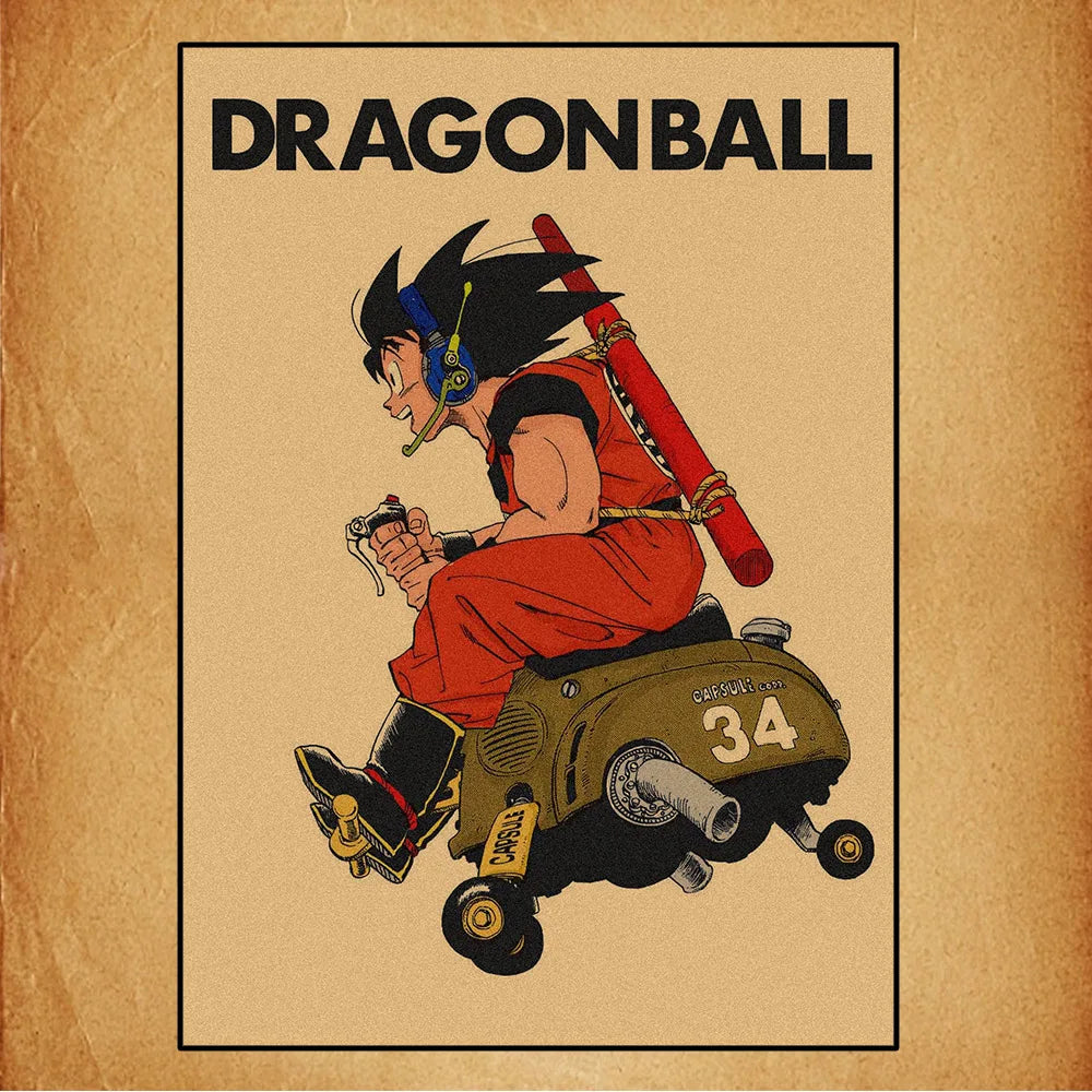 Dragon Ball Canvas Wall Art Poster