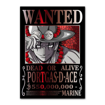 One Piece Anime Canvas Poster – Luffy & Characters Wall Art